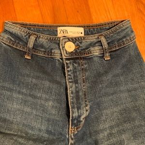 Zara The Marine Straight wide leg jeans size 2 EUC